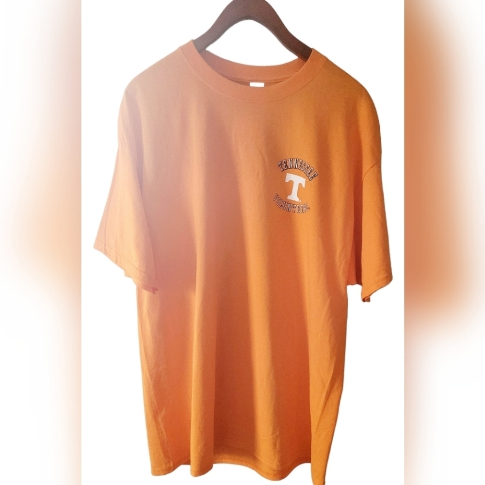 University of Tennessee Tee Shirt Orange and White "Tennessee Tailgate Crew" XL